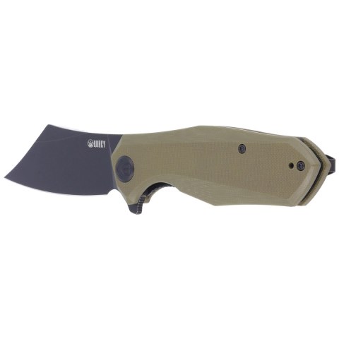 Nóż Kubey Knife Echo, Green G10, Black Stonewashed D2 (KU329B) Nóż Kubey Knife Echo, Green G10, Black Stonewashed D2 (KU329B)