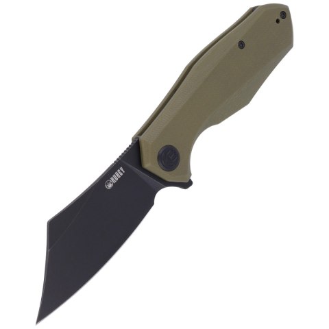 Nóż Kubey Knife Echo, Green G10, Black Stonewashed D2 (KU329B) Nóż Kubey Knife Echo, Green G10, Black Stonewashed D2 (KU329B)