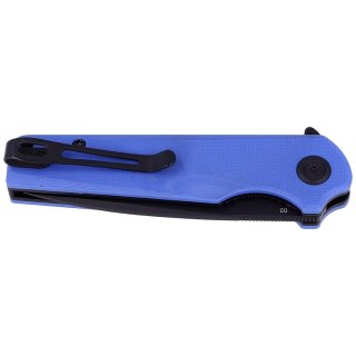 Nóż Kubey Knife Wolverine, Blue G10, Dark Stonewashed D2 (KU233F)