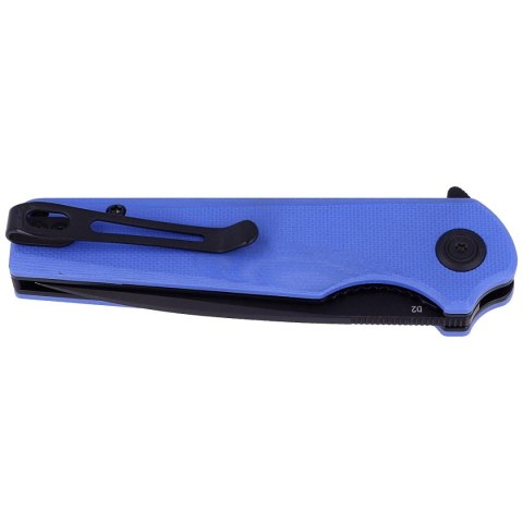 Nóż Kubey Knife Wolverine, Blue G10, Dark Stonewashed D2 (KU233F) Nóż Kubey Knife Wolverine, Blue G10, Dark Stonewashed D2 (KU233F)