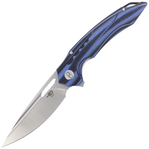 Nóż składany Bestech Ornetta Carbon Fiber / Blue G10, Stonewash / Satin N690 by Kombou (BL02A) Nóż składany Bestech Ornetta Carbon Fiber / Blue G10, Stonewash / Satin N690 by Kombou (BL02A)