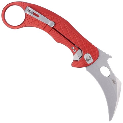 Nóż składany LionSteel L.E.One Karambit Red Aluminium, Stonewashed MagnaCut by Emerson Design (LE1 A RS) Nóż składany LionSteel L.E.One Karambit Red Aluminium, Stonewashed MagnaCut by Emerson Design (LE1 A RS)