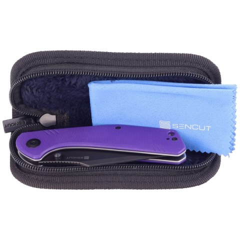Nóż składany Sencut Actium Purple G10, Black Stonewashed D2 (SA02D) Nóż składany Sencut Actium Purple G10, Black Stonewashed D2 (SA02D)