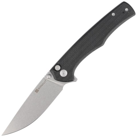 Nóż składany Sencut Crowley Black Micarta, Stonewashed D2 (S21012-2) Nóż składany Sencut Crowley Black Micarta, Stonewashed D2 (S21012-2)