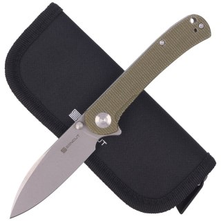 Nóż składany Sencut Scepter Olive Micarta, Stonewashed 9Cr18MoV (SA03E)
