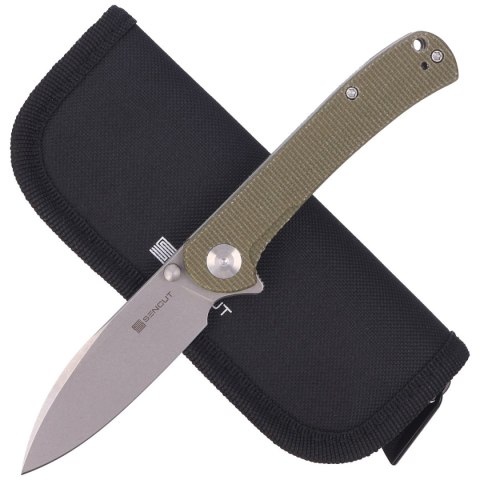 Nóż składany Sencut Scepter Olive Micarta, Stonewashed 9Cr18MoV (SA03E) Nóż składany Sencut Scepter Olive Micarta, Stonewashed 9Cr18MoV (SA03E)