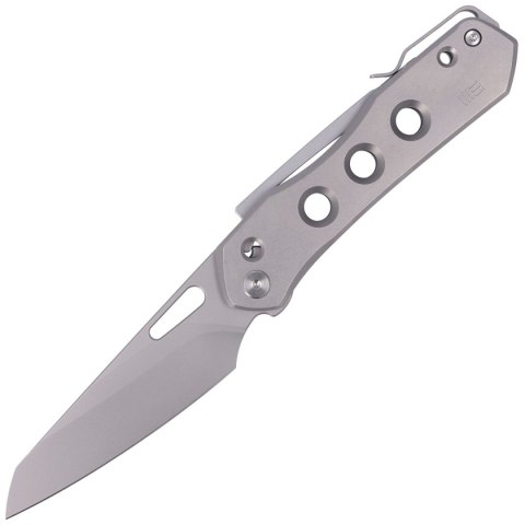 Nóż składany WE Knife Vision R Gray Titanium, Silver Bead Blasted CPM 20CV by Snecx Tan (WE21031-1) Nóż składany WE Knife Vision R Gray Titanium, Silver Bead Blasted CPM 20CV by Snecx Tan (WE21031-1)