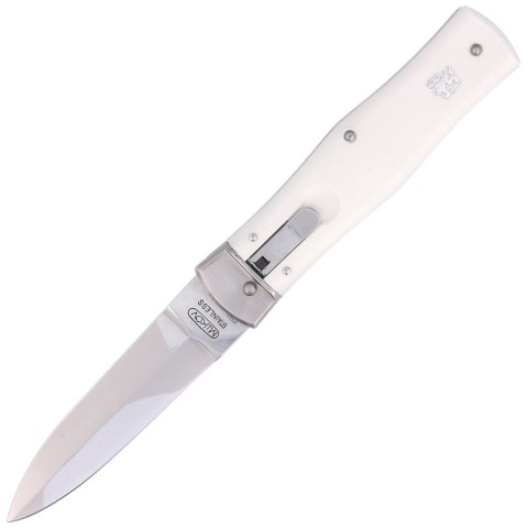 Nóż sprężynowy Mikov Predator White ABS, Mirror (241-NH-1/KP WHITE) Nóż sprężynowy Mikov Predator White ABS, Mirror (241-NH-1/KP WHITE)