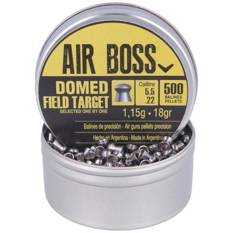 Śrut Apolo Air Boss Domed Field Target 5.5 mm, 500 szt. 1.15g/18.0gr (30205) Śrut Apolo Air Boss Domed Field Target 5.5 mm, 500 szt. 1.15g/18.0gr (30205)
