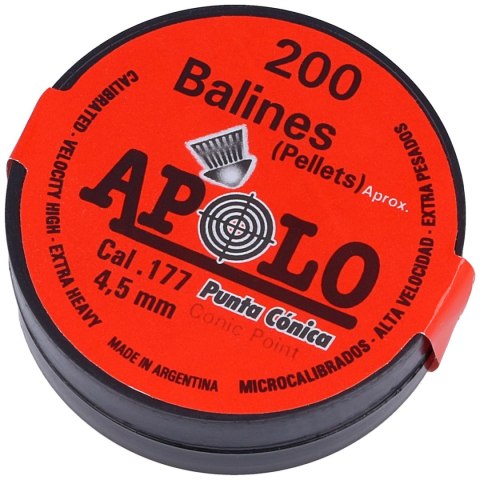Śrut Apolo Conic 4.5 mm, 200 szt. 0.46g/7.1gr (10005) Śrut Apolo Conic 4.5 mm, 200 szt. 0.46g/7.1gr (10005)