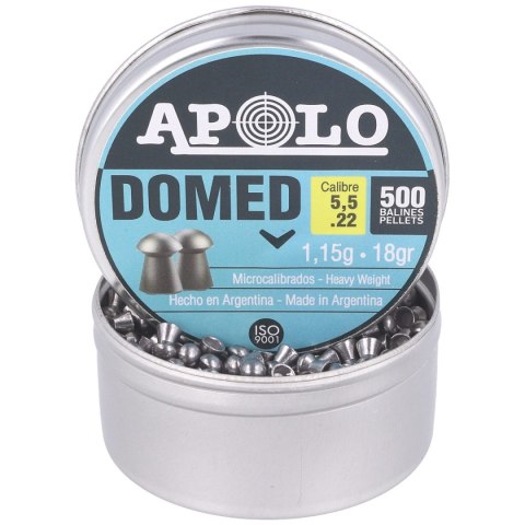 Śrut Apolo Domed 5.5 mm, 500 szt. 1.15g/18.0gr (19915) Śrut Apolo Domed 5.5 mm, 500 szt. 1.15g/18.0gr (19915)
