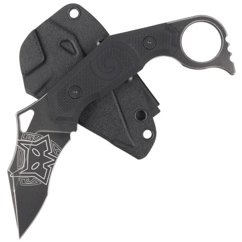 Nóż FOX Moa Karambit Black G10, Black Idroglider N690Co by Jared Wihongi (FX-651) Nóż FOX Moa Karambit Black G10, Black Idroglider N690Co by Jared Wihongi (FX-651)