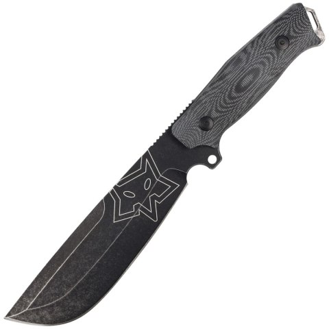 Nóż FOX Native Sandblasted Black Micarta, Black Idroglider Stone Washed D2 by Andrea Todesco (FX-611) Nóż FOX Native Sandblasted Black Micarta, Black Idroglider Stone Washed D2 by Andrea Todesco (FX-611)