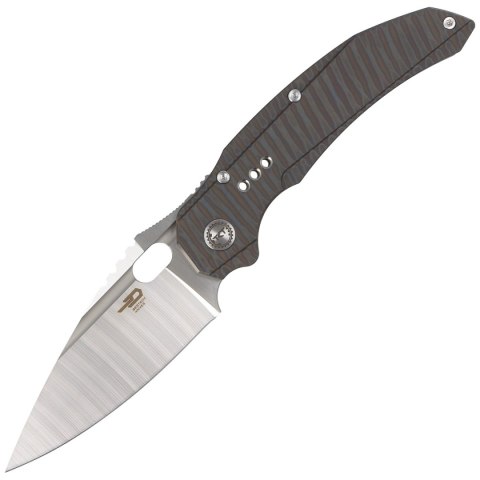 Nóż składany Bestech Exploit Tiger Texture Titanium, Satin CPM S35VN by Todd Knife and Tool (BT2005D) Nóż składany Bestech Exploit Tiger Texture Titanium, Satin CPM S35VN by Todd Knife and Tool (BT2005D)