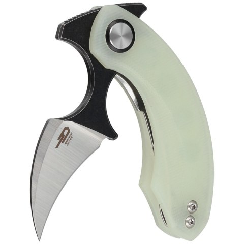 Nóż składany Bestech Strelit Jade G10, Satin/Black Stonewashed 14C28N by Ostap Hel (BG52B-2) Nóż składany Bestech Strelit Jade G10, Satin/Black Stonewashed 14C28N by Ostap Hel (BG52B-2)