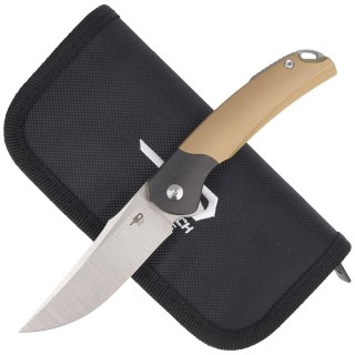 Nóż składany Bestech Supernova Gold Titanium/Black Zirconium, Satin M390 (BT2111C)