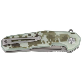 Nóż składany Kubey Carve Camo G10, Bead Blasted AUS-10 (KB237H)