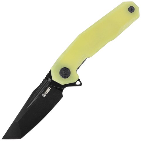 Nóż składany Kubey Carve Translucent Yellow G10, Blackwash AUS-10 (KB237J) Nóż składany Kubey Carve Translucent Yellow G10, Blackwash AUS-10 (KB237J)