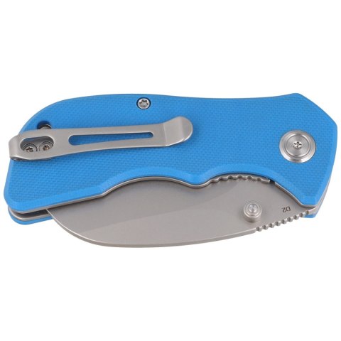 Nóż składany Kubey Karaji Blue G10, Bead Blasted D2 (KU180C) Nóż składany Kubey Karaji Blue G10, Bead Blasted D2 (KU180C)