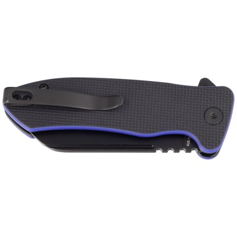 Nóż składany Kubey Knife Creon Black/Blue G10, Blackwashed AUS-10 (KU336D) Nóż składany Kubey Knife Creon Black/Blue G10, Blackwashed AUS-10 (KU336D)