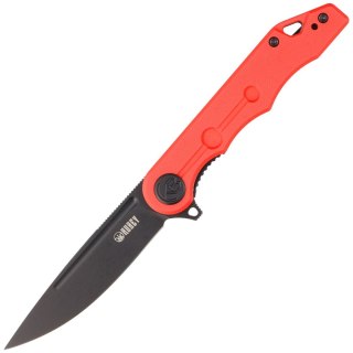 Nóż składany Kubey Knife Mizo Red G10, Blackwashed AUS-10 by Tiguass (KU312C)