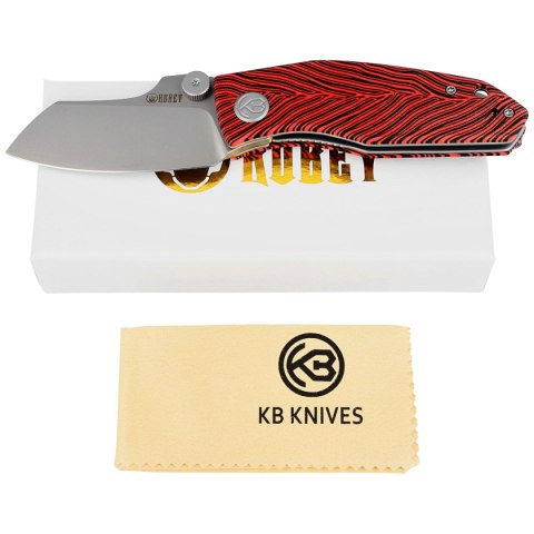 Nóż składany Kubey Knife Monsterdog Black/Red G10, Bead Blasted N690 by Dmitry Osarenko (KU337F) Nóż składany Kubey Knife Monsterdog Black/Red G10, Bead Blasted N690 by Dmitry Osarenko (KU337F)