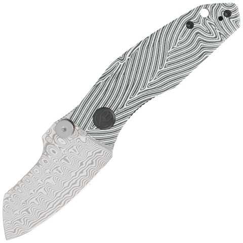 Nóż składany Kubey Knife Monsterdog White/Green G10, Damascus by Dmitry Osarenko (KU337E) Nóż składany Kubey Knife Monsterdog White/Green G10, Damascus by Dmitry Osarenko (KU337E)