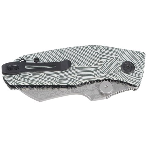 Nóż składany Kubey Knife Monsterdog White/Green G10, Damascus by Dmitry Osarenko (KU337E) Nóż składany Kubey Knife Monsterdog White/Green G10, Damascus by Dmitry Osarenko (KU337E)
