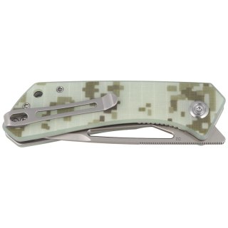 Nóż składany Kubey Knife Thalia Camo G10, Bead Blasted D2 (KU331I)