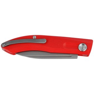 Nóż składany Real Steel Stella Red G10, Greywash VG-10 by Poltergeist Works (7053)