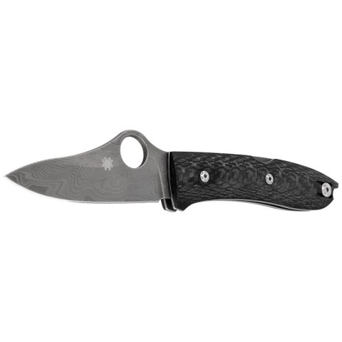 Nóż składany Spyderco SpyOpera Carbon Fiber, Plain Thor Damascus Sprint Run (C255CFPD) Nóż składany Spyderco SpyOpera Carbon Fiber, Plain Thor Damascus Sprint Run (C255CFPD)