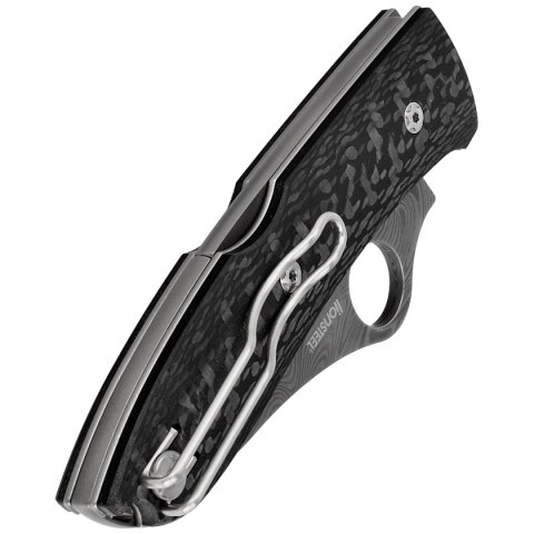 Nóż składany Spyderco SpyOpera Carbon Fiber, Plain Thor Damascus Sprint Run (C255CFPD) Nóż składany Spyderco SpyOpera Carbon Fiber, Plain Thor Damascus Sprint Run (C255CFPD)