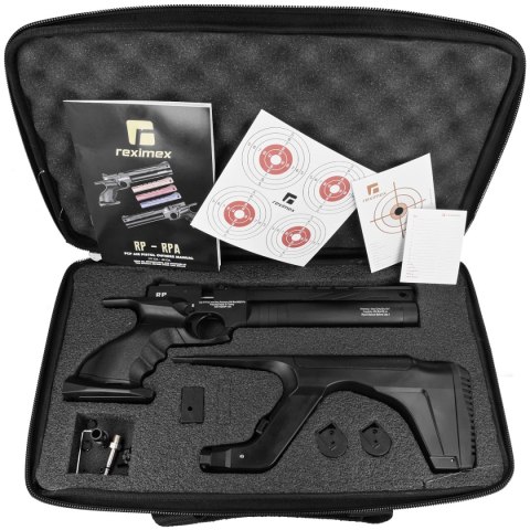 Pistolet wiatrówka PCP Reximex RP z regulatorem 5.5 mm Pistolet wiatrówka PCP Reximex RP z regulatorem 5.5 mm