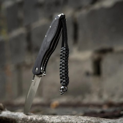 Przywieszka do noża M-Tac Cuboid Skull Black/Grey paracord (TMLCS-BKGR) Przywieszka do noża M-Tac Cuboid Skull Black/Grey paracord (TMLCS-BKGR)