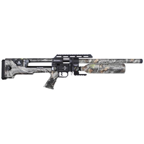 Wiatrówka PCP Reximex Throne Gen 2 G1 Camo 6.35 mm z regulatorem i tłumikiem Wiatrówka PCP Reximex Throne Gen 2 G1 Camo 6.35 mm z regulatorem i tłumikiem