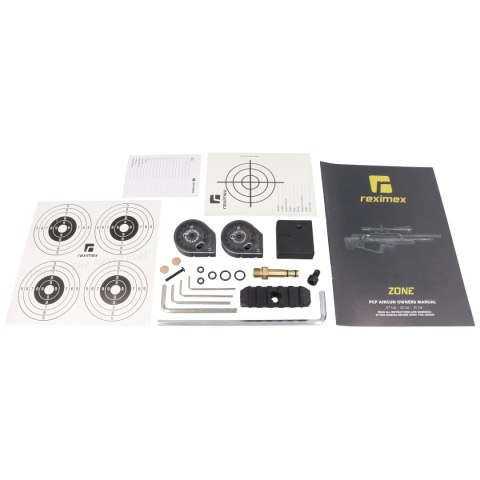 Wiatrówka PCP Reximex Zone W 6.35 mm z regulatorem i tłumikiem Wiatrówka PCP Reximex Zone W 6.35 mm z regulatorem i tłumikiem