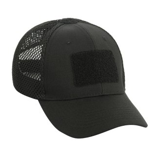 Czapka z daszkiem M-Tac Mesh Flex Rip-Stop z Velcro, Black (40570002)