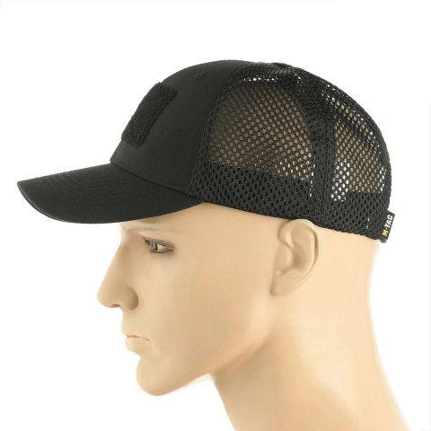Czapka z daszkiem M-Tac Mesh Flex Rip-Stop z Velcro, Black (40570002)