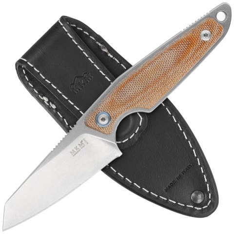 Nóż MKM Makro 2 Natural Canvas Micarta, Stonewashed by Jesper Voxnæs (MKMA02-NC) Nóż MKM Makro 2 Natural Canvas Micarta, Stonewashed by Jesper Voxnæs (MKMA02-NC)
