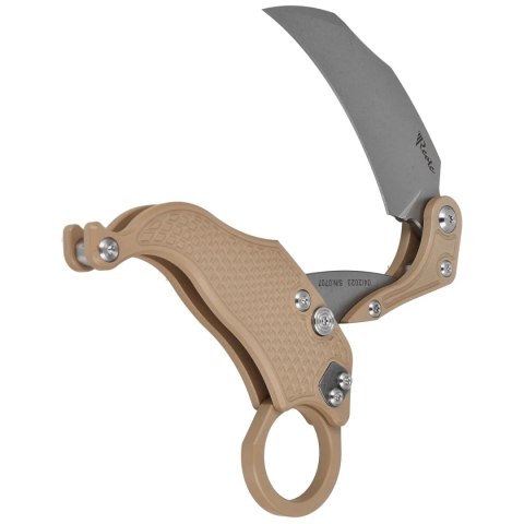 Nóż grawitacyjny Reate EXO-K Gravity Karambit Tan Aluminium, Stonewashed N690 Nóż grawitacyjny Reate EXO-K Gravity Karambit Tan Aluminium, Stonewashed N690
