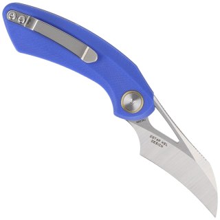 Nóż składany Bestech Bihai Blue G10, Stonewashed/Satin 14C28N by Ostap Hel (BG53D-1)