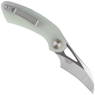 Nóż składany Bestech Bihai Jade G10, Grey DLC Stonewashed/Satin 14C28N by Ostap Hel (BG53F)