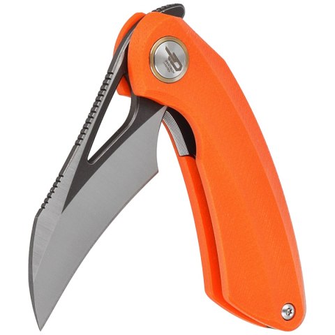 Nóż składany Bestech Bihai Orange G10, Grey DLC Stonewashed/Satin 14C28N by Ostap Hel (BG53B-2) Nóż składany Bestech Bihai Orange G10, Grey DLC Stonewashed/Satin 14C28N by Ostap Hel (BG53B-2)