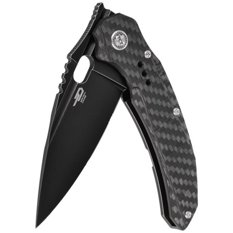Nóż składany Bestech Exploit Black Titanium/CF, Black Stonewashed CPM S35VN by Todd Knife and Tool (BT2005G) Nóż składany Bestech Exploit Black Titanium/CF, Black Stonewashed CPM S35VN by Todd Knife and Tool (BT2005G)