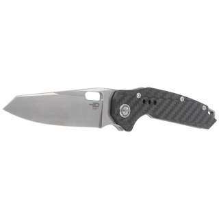 Nóż składany Bestech Nyxie Grey Titanium/Carbon Fiber, Stonewashed/Satin CPM S35VN by Todd Knife and Tool (BT2209C)