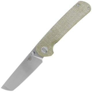 Nóż składany Bestech Sledgehammer Beige Micarta, Satin / Stonewashed D2 (BG31D)