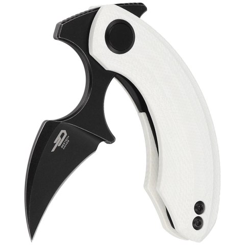 Nóż składany Bestech Strelit White G10, Black Stonewashed 14C28N by Ostap Hel (BG52D) Nóż składany Bestech Strelit White G10, Black Stonewashed 14C28N by Ostap Hel (BG52D)