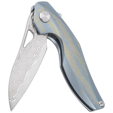 Nóż składany Bestech The Reticulan Blue / Colorful Titanium, Damascus by Elijah Isham (BT1810L) Nóż składany Bestech The Reticulan Blue / Colorful Titanium, Damascus by Elijah Isham (BT1810L)