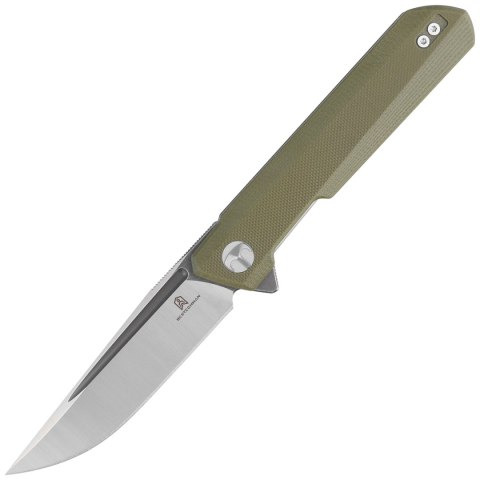 Nóż składany Bestechman Dundee OD Green G10, Grey Titanized / Satin D2 by Ostap Hel (BMK01E) Nóż składany Bestechman Dundee OD Green G10, Grey Titanized / Satin D2 by Ostap Hel (BMK01E)