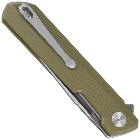 Nóż składany Bestechman Dundee OD Green G10, Grey Titanized / Satin D2 by Ostap Hel (BMK01E) Nóż składany Bestechman Dundee OD Green G10, Grey Titanized / Satin D2 by Ostap Hel (BMK01E)